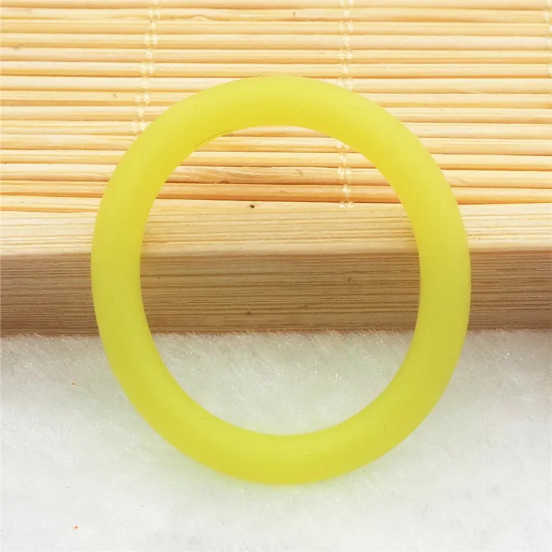 Chenkai 10 шт. без БФА, силиконовый адаптер уплотнительные кольца DIY Baby NUK MAM кольцо для соски Детская Подвеска Игрушка 20 цветов - Цвет: Lemon