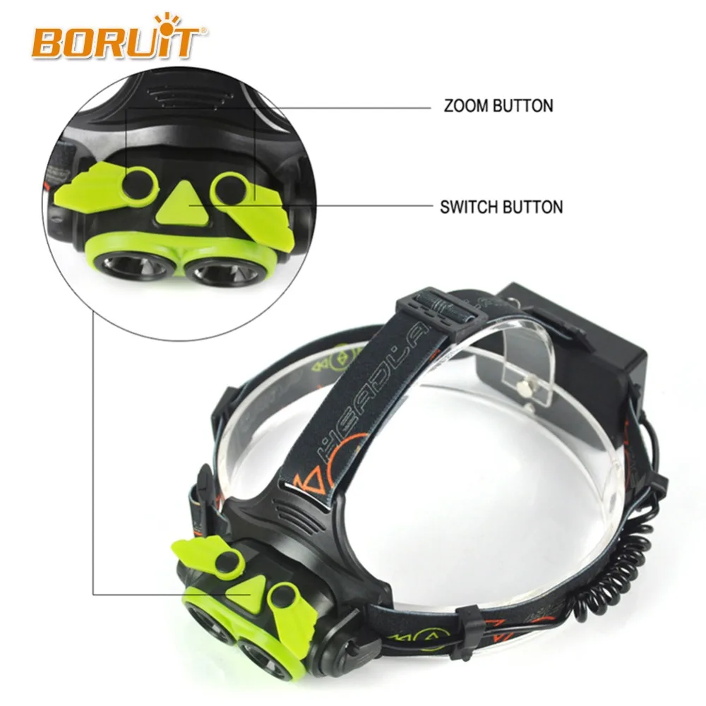 3-led headlamp