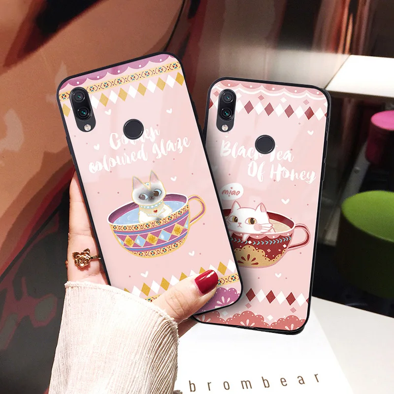 

Yagoo Cute Cat Phone Case For Max 3 Pro Mix 2S 2 Play Cases Xiaomi Mi 9 8 SE A2 Lite 6 5 5S Plus Luxury Cover Silicone Fundas