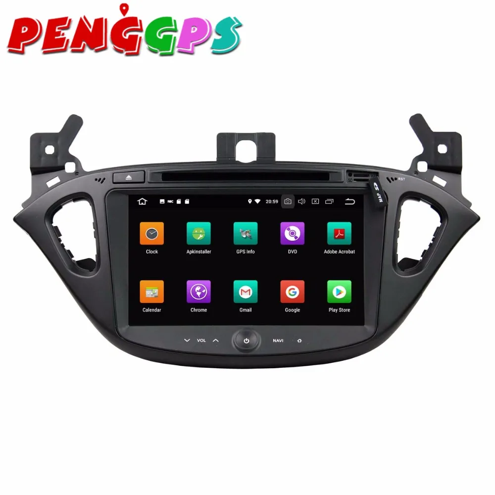 Perfect Android 8.0 7.1 Car DVD Player GPS Navigation Headunit For OPEL CORSA 2015 2016 2017 2018 Car Stereo Auto Multimedia Satnav Auto 3
