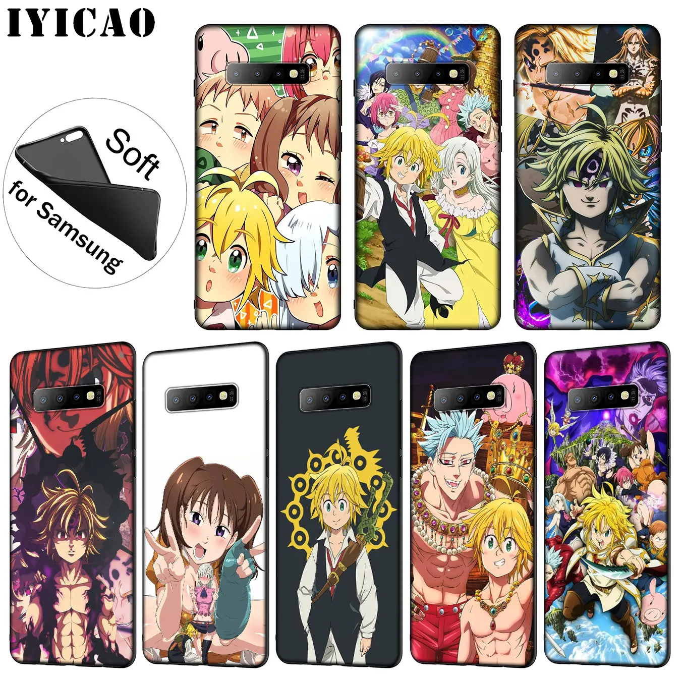 Мягкий силиконовый чехол Nanatsu no Taizai Seven Deadly Sin для Samsung Galaxy S20 Ultra S10 Lite S9 S8 Plus S6 S7 Edge S10e