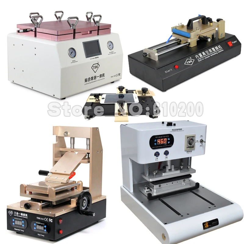 OCA Vacuum Laminating machine+3 in1 Glue Adhesive Remove Machine+2 IN1