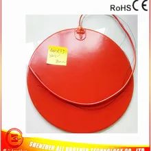 3d принтер с подогревом кровать силиконовый резиновый нагреватель 230 В 800 Вт диаметр 400*1,5 мм 100 к термистор на pad 1000 мм свинцовый провод XD-H-M-207