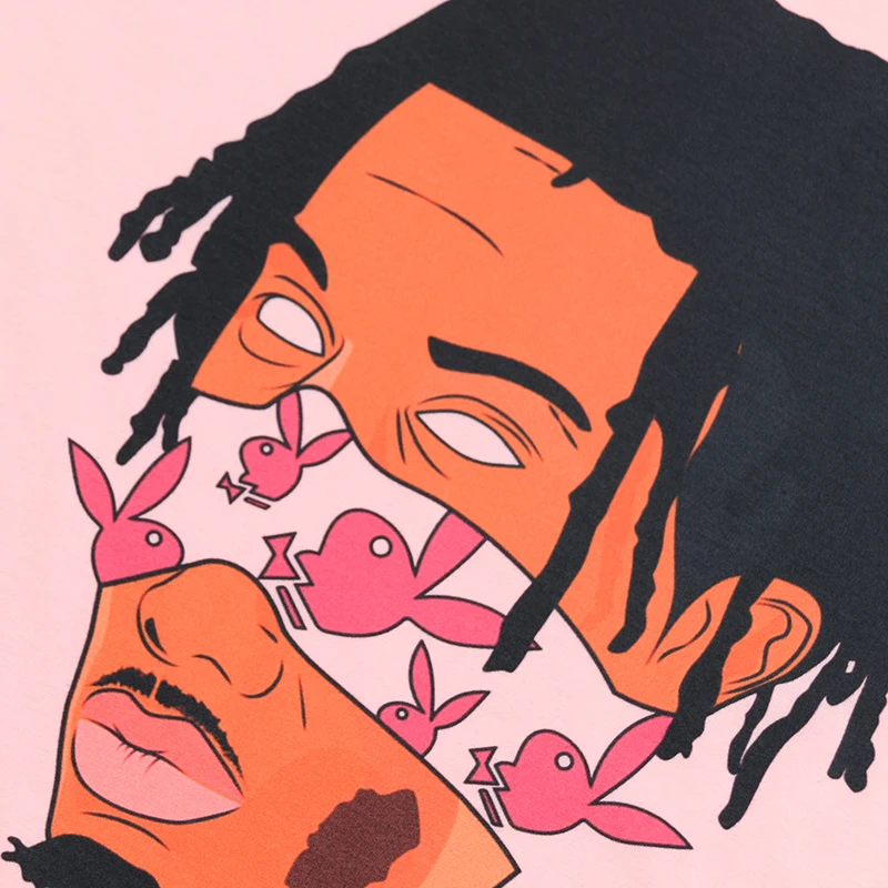 Playboi Carti винтажная крутая графическая футболка, Хлопковая мужская футболка, новая модная футболка