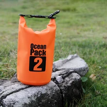 Открытый ПВХ водостойкий Рафтинг сумка 5 цветов Открытый Нейлон Каякинг хранение дрейфующий сухой плавательный мешок 2L