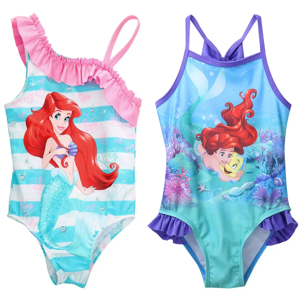 Цельный купальник для девочек; бикини; meisje; детская одежда для купания; купальные костюмы для девочек; купальный костюм для младенцев; балетный костюм Русалочки для малышей