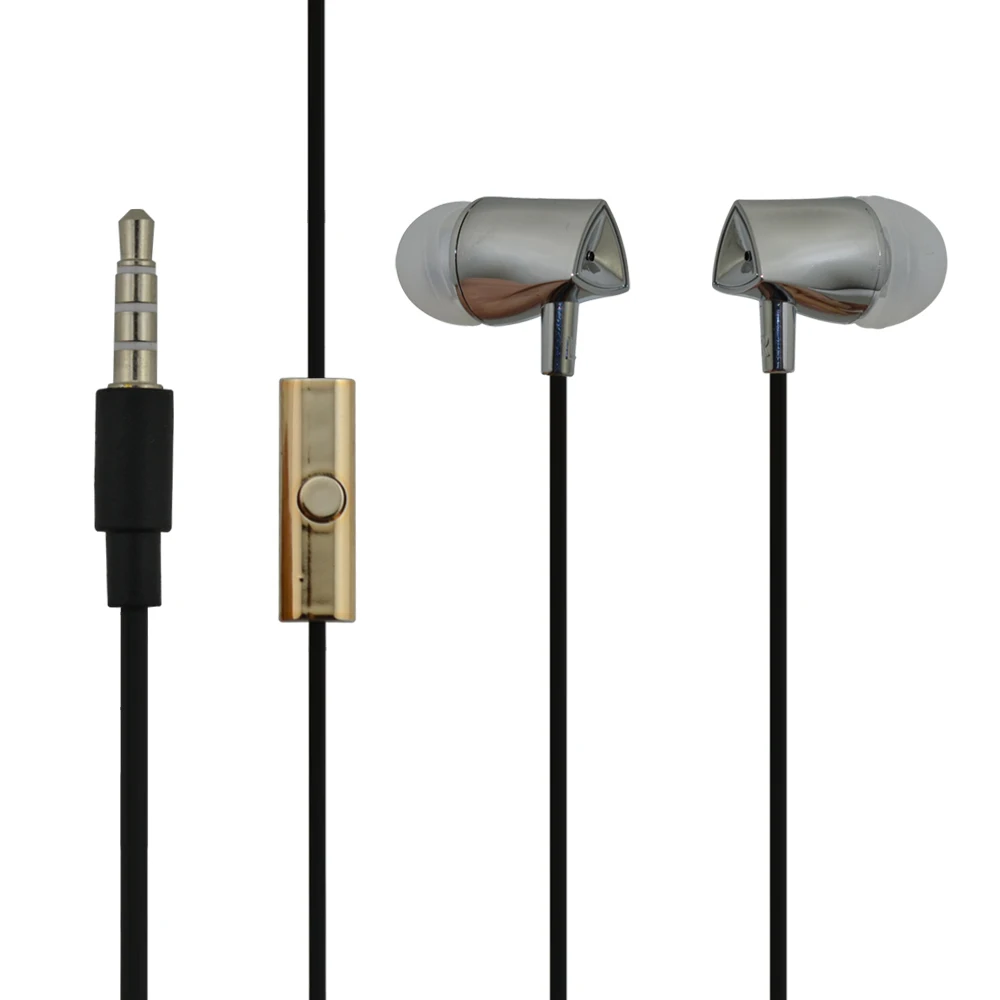 

qijiagu 10PCS High Quality 1.2m Wired In-Ear Music Earphones for Smartphones with Microphone