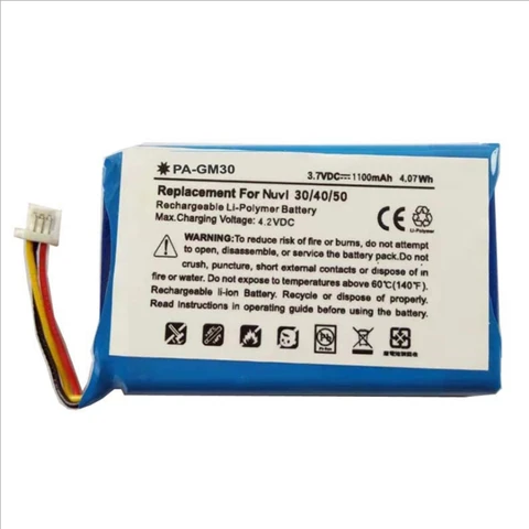 Bateria para Garmin Lote Ttvxo 1100 Mah Nuvi 30 40 40lm 50 50lm Bateria 361-00035 -00 01 361-00035-361-00035-11 3 Pçs –