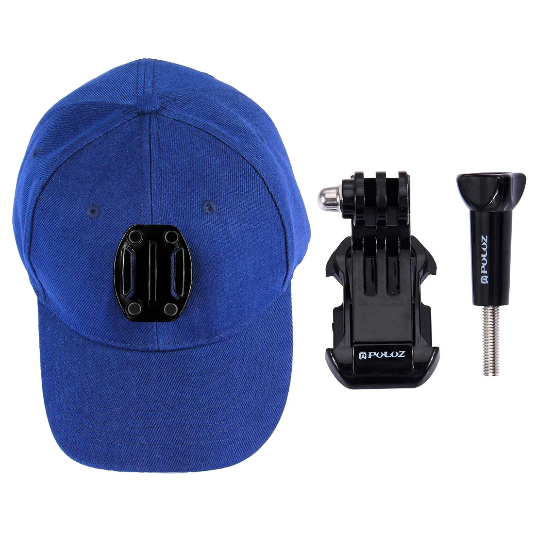PULUZ шляпа с J крюк для экшн-Камеры GoPro HERO 7/6/5 черный, белый цвет серебро 4/3+/3/2/1, YI, Экшн-камера Eken SJCAM Универсальный экшн-камеры шляпа