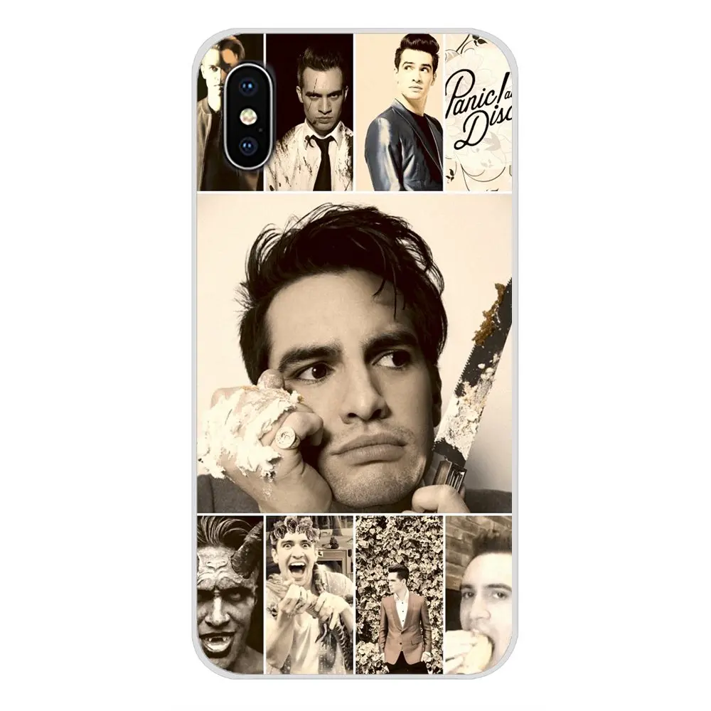 Для Samsung Galaxy A3 A5 A7 J1 J2 J3 J5 J7 2015 2016 2017 аксессуары чехлы для телефонов Panic at Disco Brendon urie