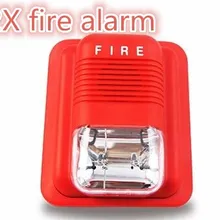 2 шт./лот 24 В сирена пожарной сигнализации STROB сирена для пожарной сигнализации Системы с звук и свет вспышки
