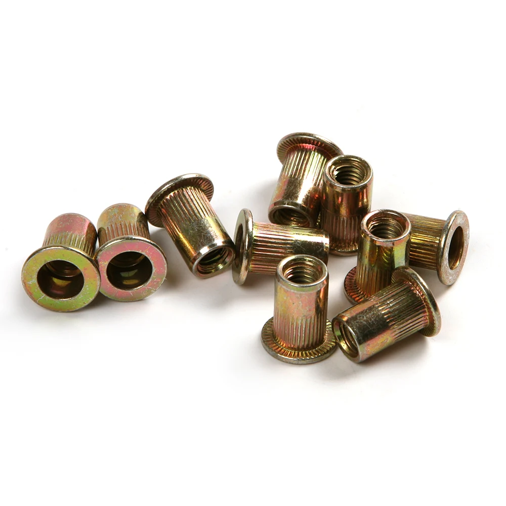 

High Quality 50Pcs/Lot M10 Cylindrical Rivet Kit Carbon steel Zinc Plated Rivets Fasteners Tools for Aviation Furnitures
