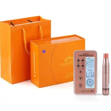 Новинка года оранжевый Электрический цифровой татуировки машинки для постоянного макияжа ручка для Брови Губы татуировки тела косметические наборы для макияжа иглы