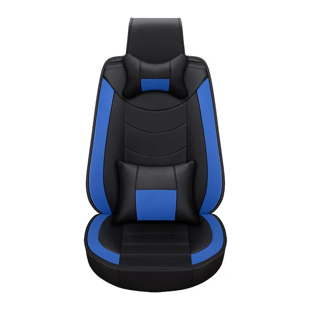 Blue LCRTDS чехол для сиденья автомобиля кожа для nissan note патруль Следопыта y61 primera 2010 2009 2008 2007 - Название цвета: Blue