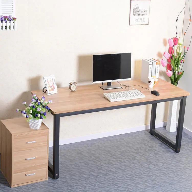 Simple rounded computer desk long table conference desktop minimalist home studyin Computer 