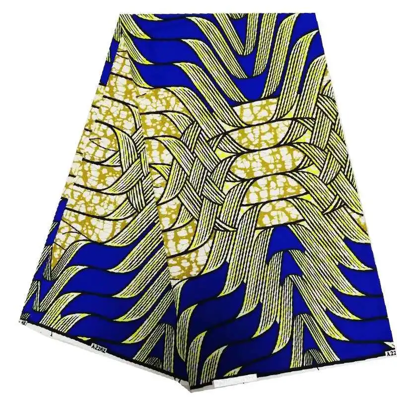 

african wax prints fabric veritable soft 100% cotton 6 yards/pcs guarantee dutch real wax for patchwork sewing