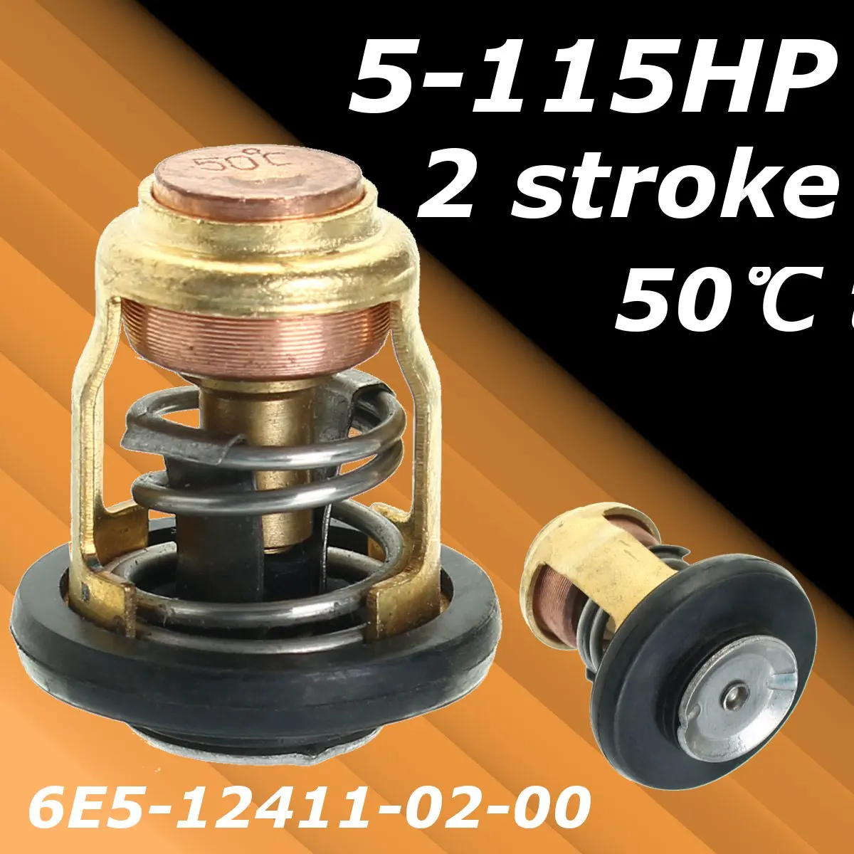 

1PCS/2PCS 4HP 5HP 6HP 15HP 30HP Boat Engine Thermostat For SUZUKI Outboard Motor Engine Part