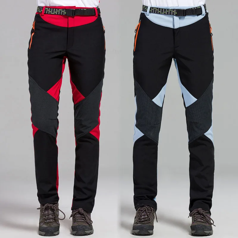 Cena NUONEKO damskie zimowe Softshell spodnie narciarskie ciepły polar wodoodporna odkryty Trekking wspinaczka górska spodnie do wędrówek pieszych PM30