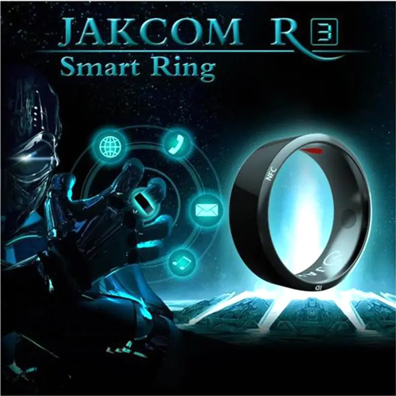 Jakcom R3 Smart Ring waterproof/dust-proof/fall-proof for NFC Electronics Mobile Phone Android Smartphone wearable magic ring