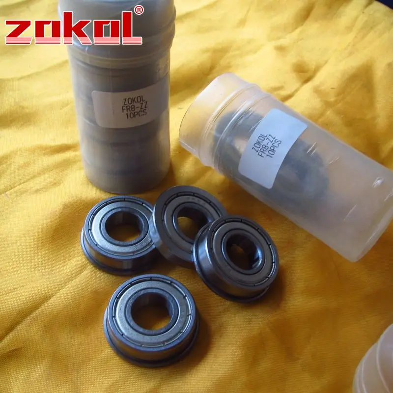 ZOKOL FR8 ZZ фланцевый подшипник FR8ZZ с глубоким желобом шариковый 12 7*28 575 (31 12*1 5) * 7 938