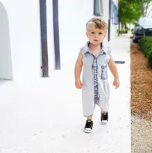 Denim Romper Trousers Toddler Kids Baby Boys Summer Clothes Jumpsuit Short Denim Newborn Sleeveless Romper Infant Clothes Outfit Denim Romper Trousers Toddler Kids Baby Boys Summer Clothes Jumpsuit Short Denim Newborn Sleeveless Romper Infant Clothes Outfit