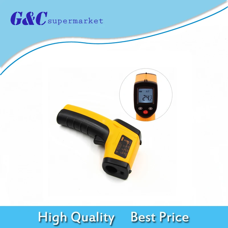 

Digital gm320 Infrared Thermometer non contact infrared thermometer temperature Pyrometer IR Laser Point Gun -50~380 degree9.39