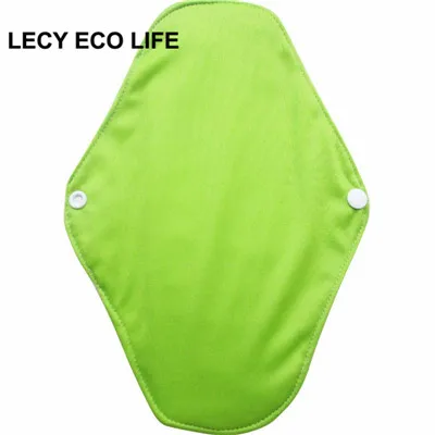 LECY ECO LIFE моющиеся гигиенические салфетки прокладки для менструального периода, 10 цветов mama прокладки с органическим бамбуковым хлопком внутри - Цвет: 202