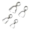 20pcs stainless steel Clasps Pinch Clips Bails Charm Melon Seeds Buckle Pendant DIY Necklace Bracelet Connectors Jewelry Finding ► Photo 3/6