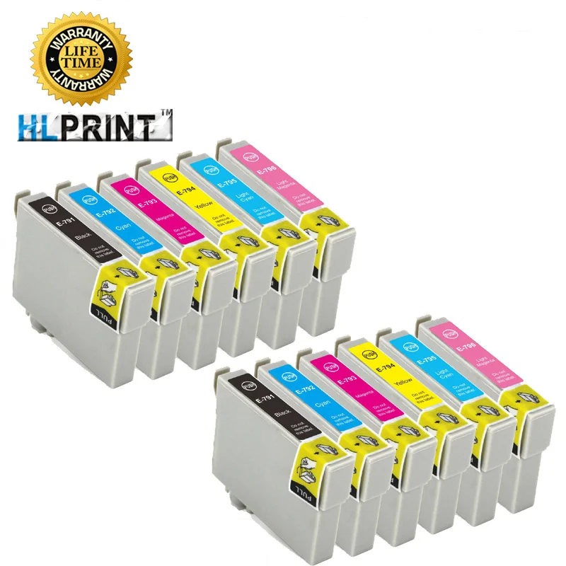 Чернильный картридж T0791 совместимый с принтером epson Stylus Photo 1400 1500 Вт P50 Artisan 1430 PX650 660