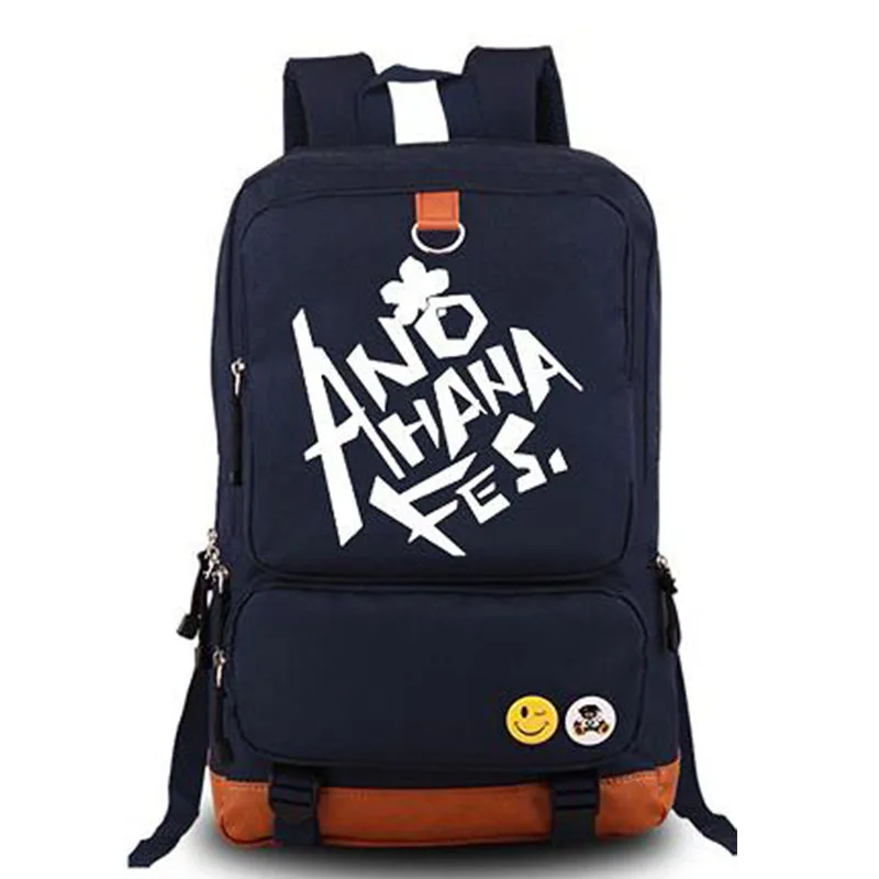 

New ANOHANA Backpack Unisex Traveling Students Book Bags for Laptop Cartoon Canvas Rucksack
