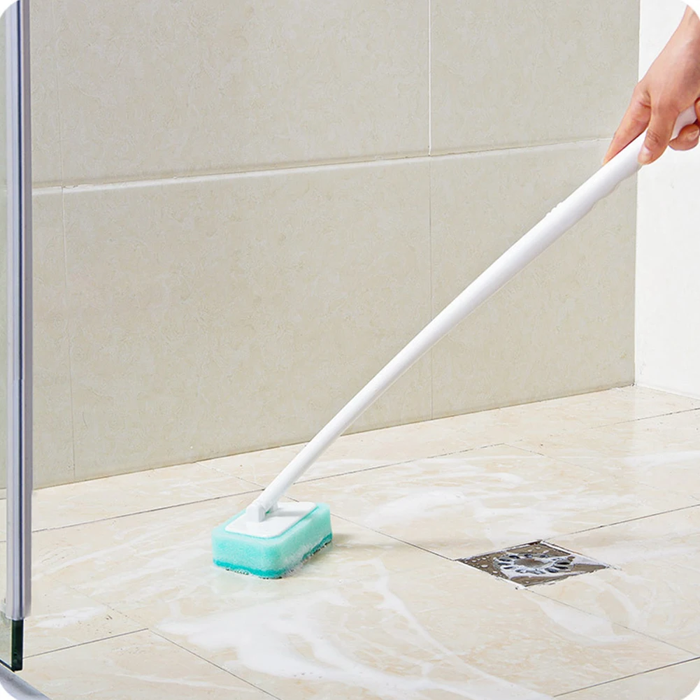 

Multifunctional Wipe Washable Cleaning Brush Cleaning Tool Bathroom Durable Long Handle Kitchen Tools Sponge