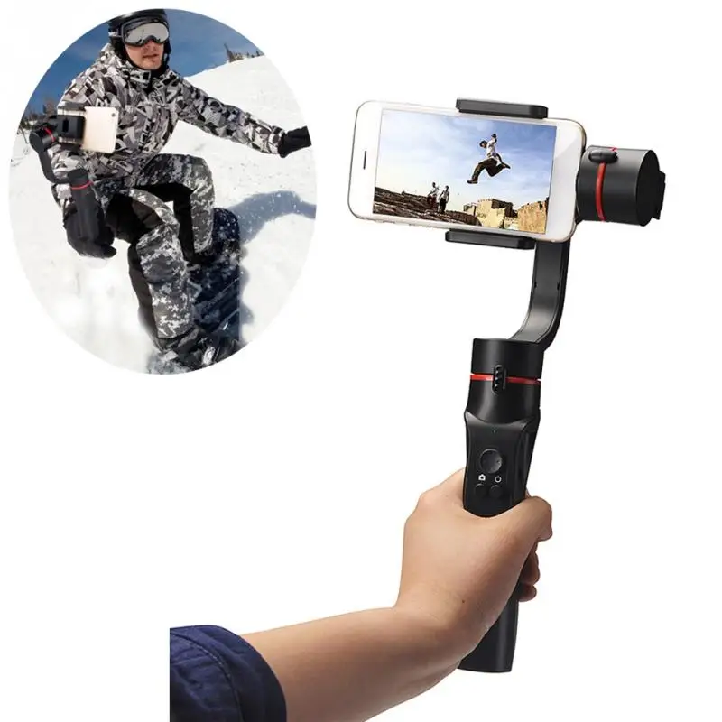 

Smart Phone Stabilizing Gimbal Motorized Rechargeable 3-axis Handhold Gimbal 360-degree panoramic shooting Drop Ship #0827