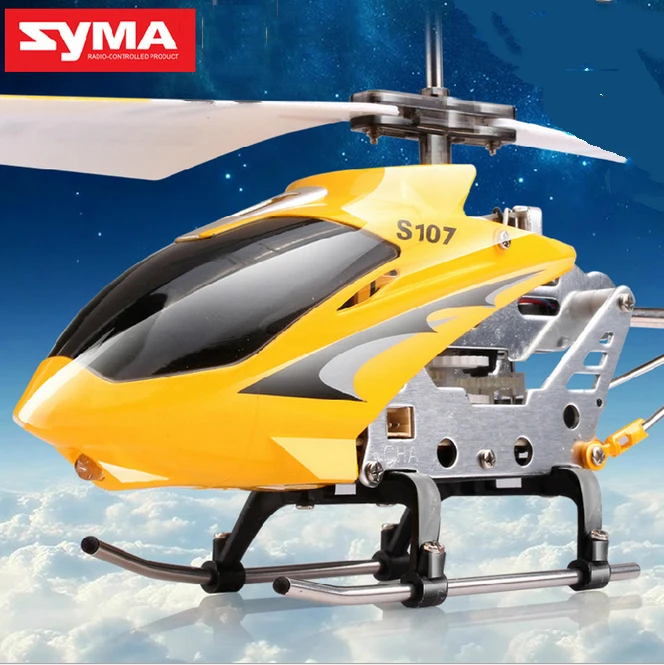 Syma S107g 3.5 Channel Mini Indoor Co Axial Metal RC Helicopter Built