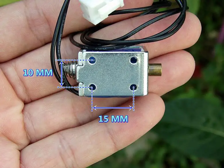 Сквозной тип ударного типа push-pull DC12V Электромагнит прямого действия