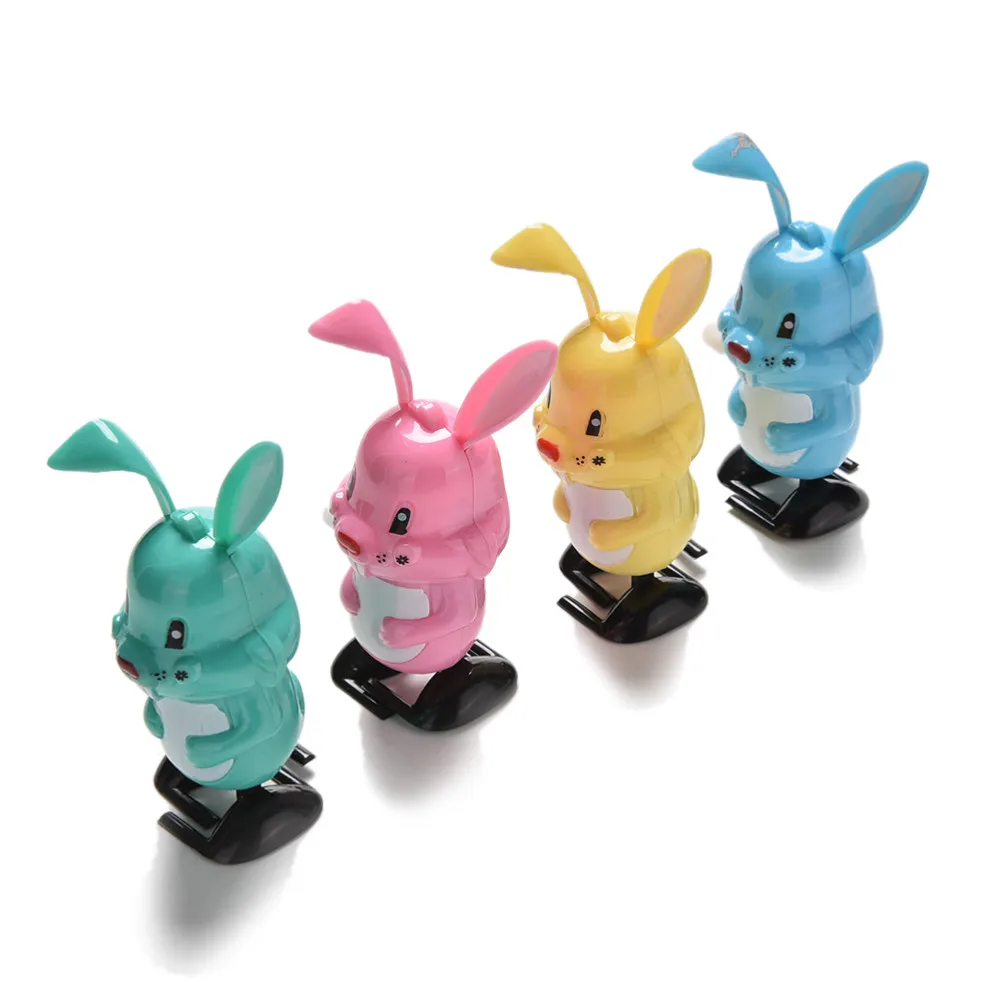 Кукольные ходячие заводные игрушки Красочные забавные заводные кролики игрушки для детей 1 шт