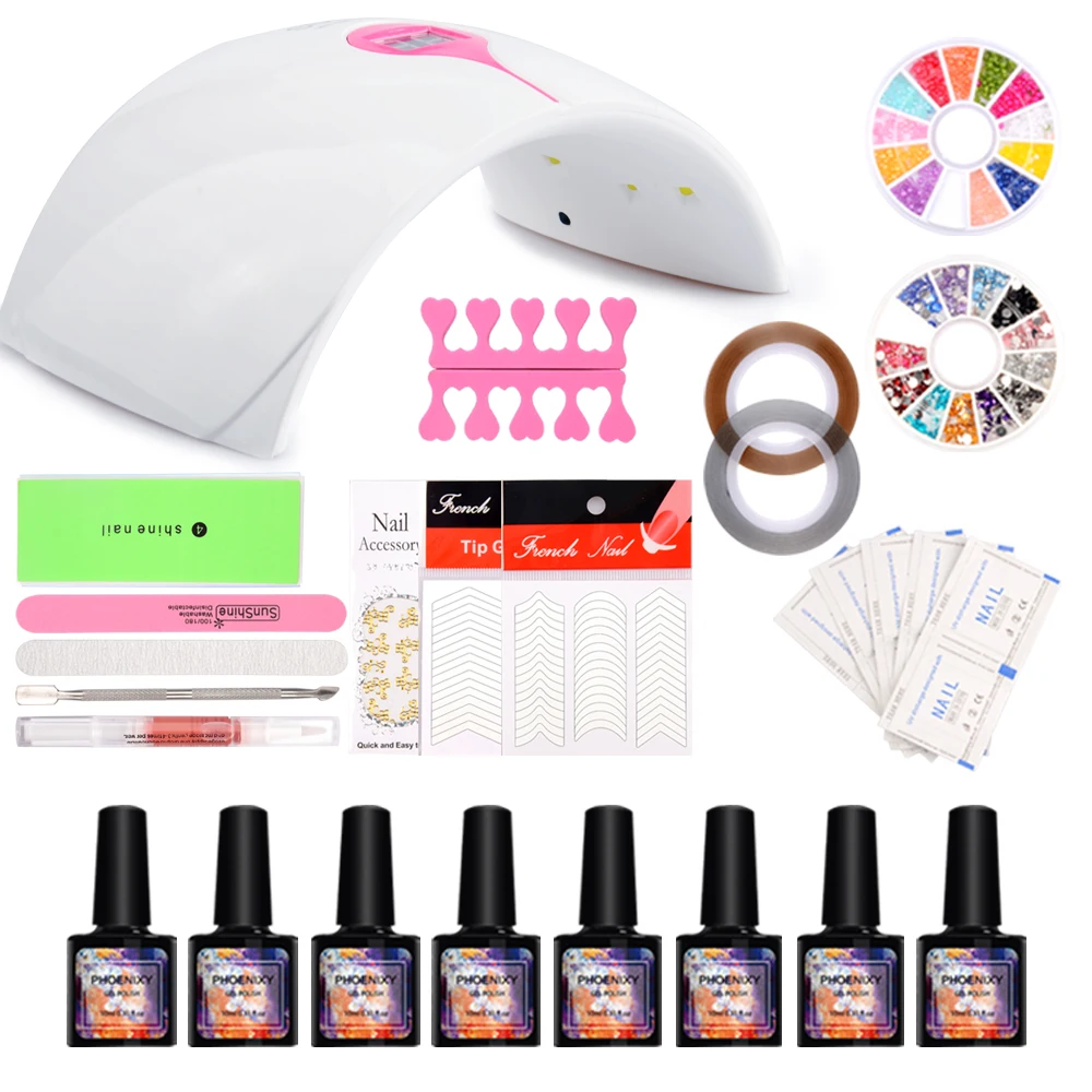 

Gel Nail Polish Set Manicure Set Nail Kit Polish Uv Gel Nail Art Tools Sets Kits Manicure Set Choose 8 Colors NEW