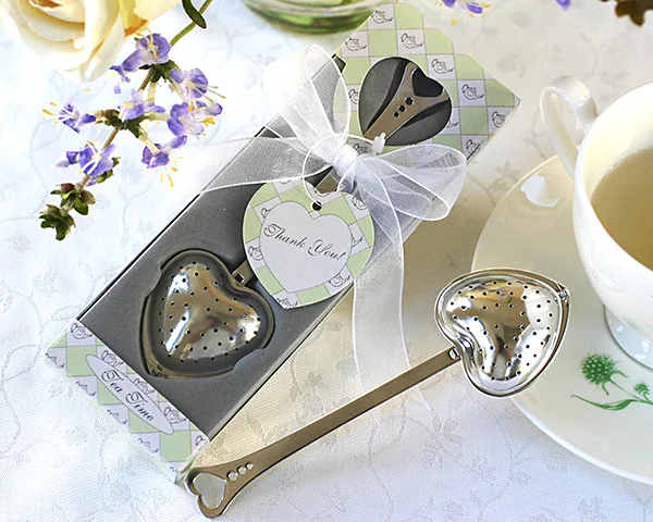 (25 Pieces/lot) Wedding and Party Favors for Guests of Tea Time Heart Tea Infuser Favor in Teatime Gift Box For Tea Gifts (25 Pieces/lot) Wedding and Party Favors for Guests of Tea Time Heart Tea Infuser Favor in Teatime Gift Box For Tea Gifts