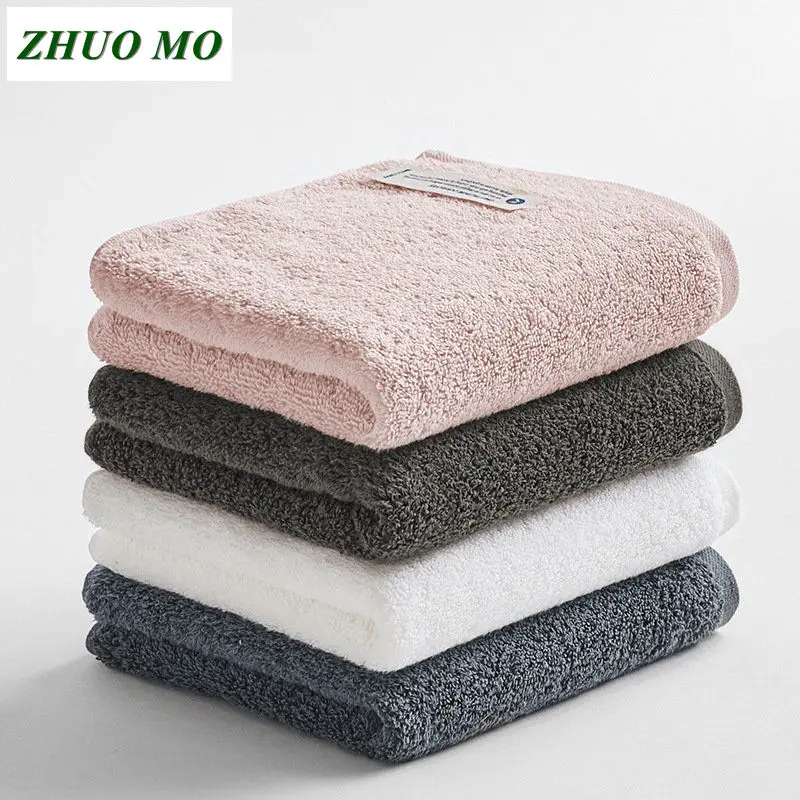 

ZHUO MO 1pc 34*74cm luxury xin jiang cotton face Towels bathroom Super absorbent towels for adults high quality Terry towels