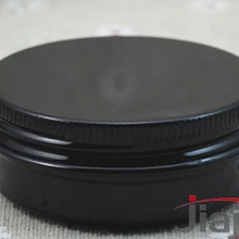 Лот из 100 шт 30 мл алюминиевые баночки для бальзама для губ 30 г косметический контейнер черные банки