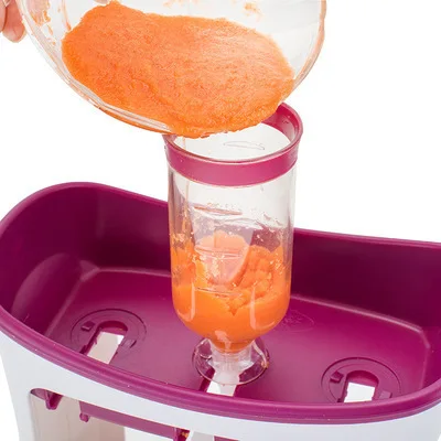 

Children's fruit paste, home auxiliary food making, manual infant auxiliary food storage bag auxiliary food machine