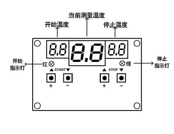 W1401 DC12V интеллектуальный цифровой светодиодный дисплей термостат регулятор температуры с водонепроницаемым датчиком датчика СКИДКА 22