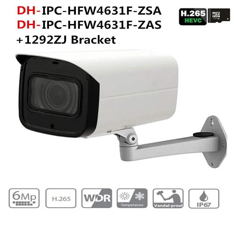 Фотокамера Dahua IPC HFW4631F ZSA 6 МП IP камера с 5 кратным увеличением 60 м IR ZAS Audio IP67 IK10