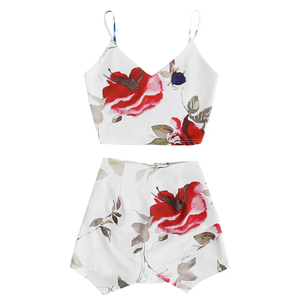 

Zerotime #401 2019 NEW FASHION Women 2 Piece Bodycon Two Piece Crop Top and Pants Set Tank Top Party casual hot Free Shipping