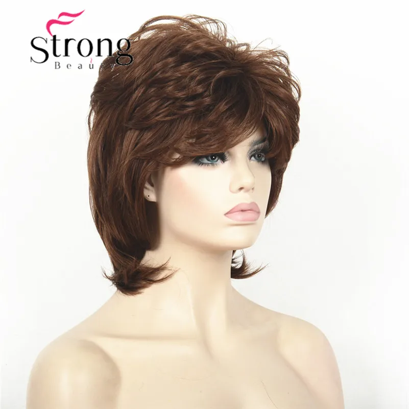 L-1943A #30 Light Auburn short wig (4)