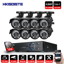 Home Security 8CH 4MP HDMI DVR Outdoor AHD 4MP CCTV Camera System 8 Channel Video Surveillance Night Vision Kit With NO HDD