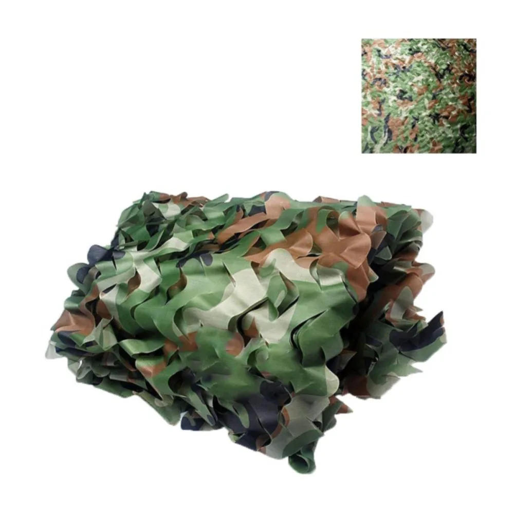 H المحمولة 2x3 M التمويه المعاوضة كامو الصيد التخييم العسكرية خيمة الظل الجنبات الشمس المأوى الغابة الستائر سيارة -يغطي صافي