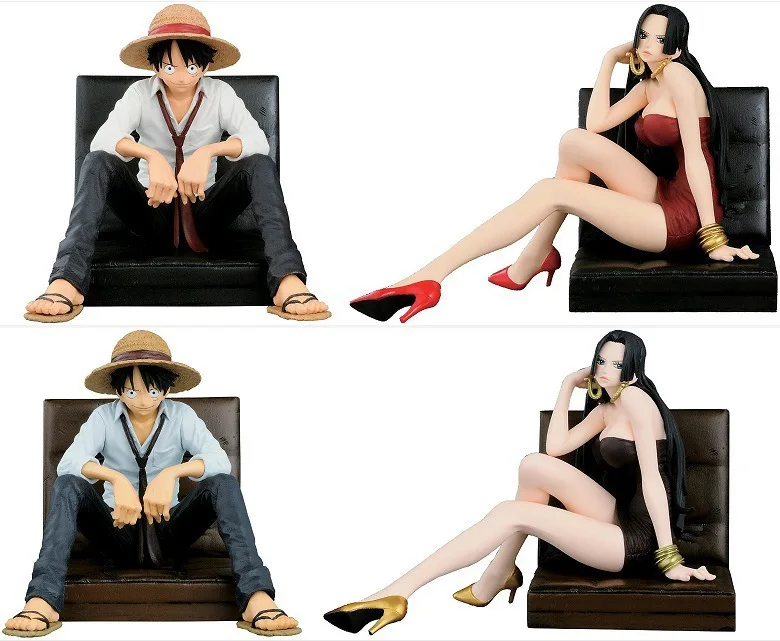 One Piece Аниме Фигурки Портрет Дома Стилист Обезьяна D Луффи Боа Хэнкок Рубашка Сидя