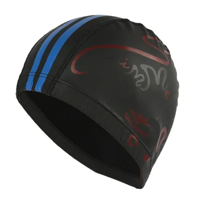 

Professional Men Swimming Cap Swim Pool Beach Protect Ears Hair PU Bathing Hat For Boys Girls Women Long Hair Lady Swim Cap