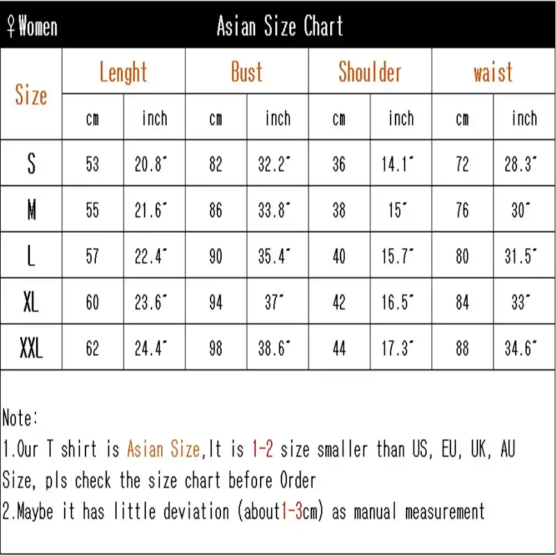 Korean Size Chart Children