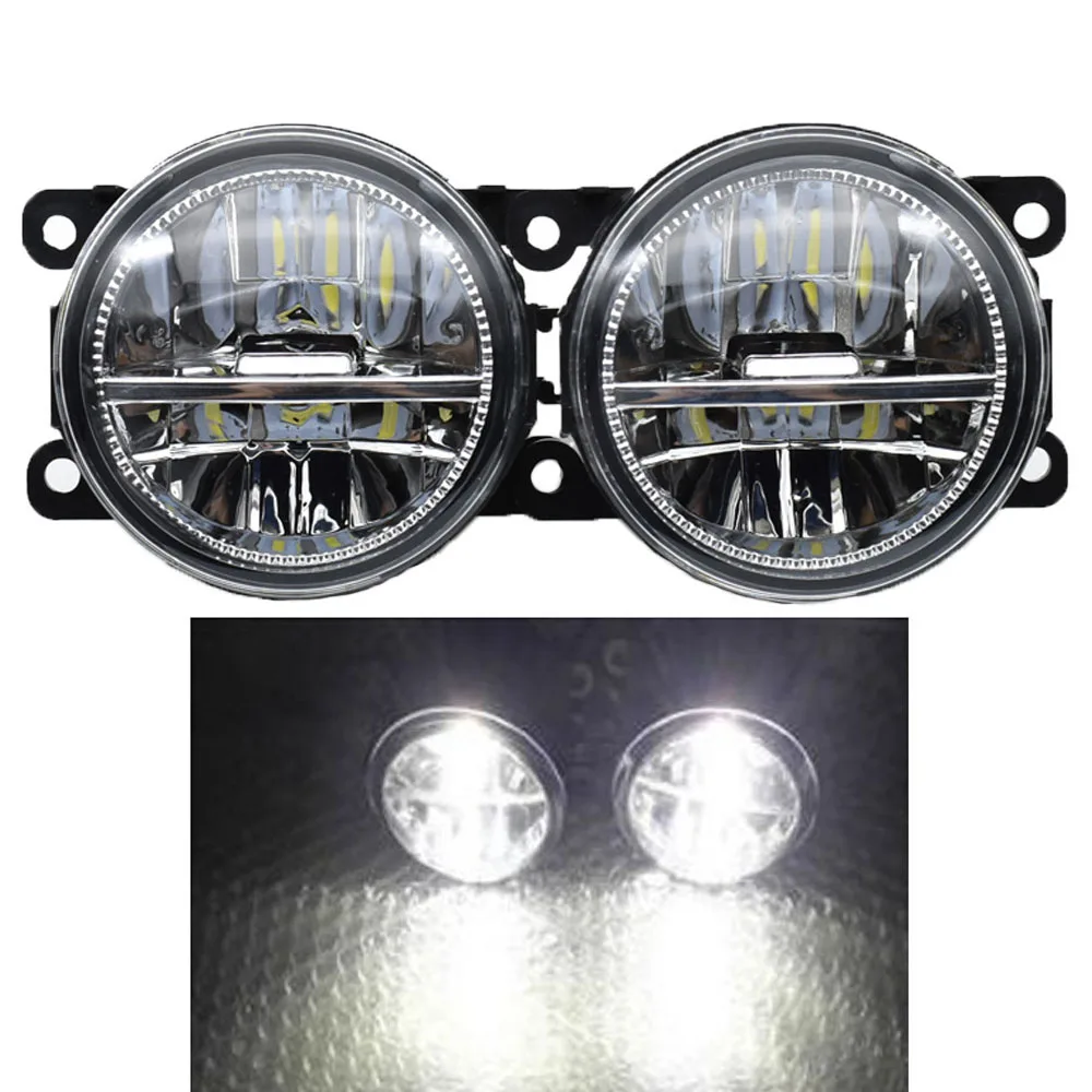 Car Styling 12V Powerful External 90MM LED Fog Light For Focus MK2 3 Fusion Fiesta MK7